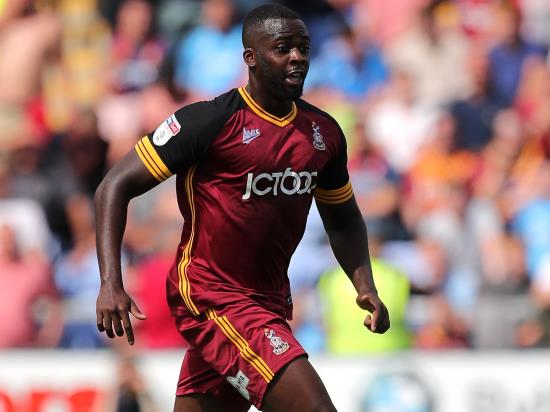 Hope Akpan seals point for Bradford against former employers