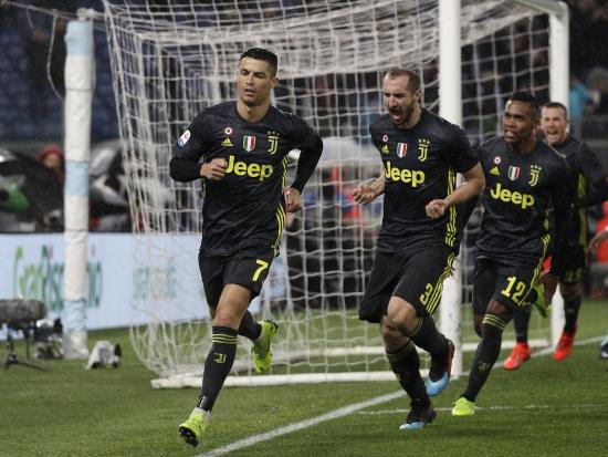 Cristiano Ronaldo spot on as Juventus survive scare to beat Lazio