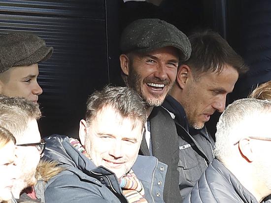Beckham in the stands as Salford beaten by Dover in spectacular style