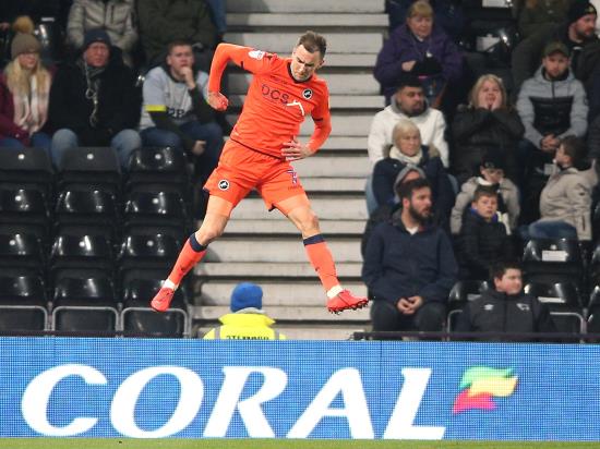 Millwall dent Derby’s play-off hopes with rare away win at Pride Park