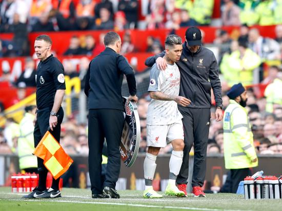 Liverpool vs Watford - Roberto Firmino a doubt for Liverpool