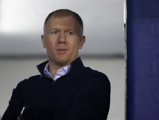 Paul Scholes disappointed after Oldham concede late again to draw with Stevenage