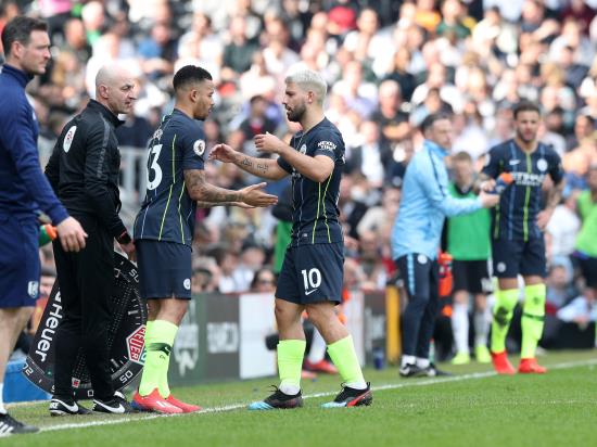 Pep Guardiola hopeful there is no serious injury for Sergio Aguero