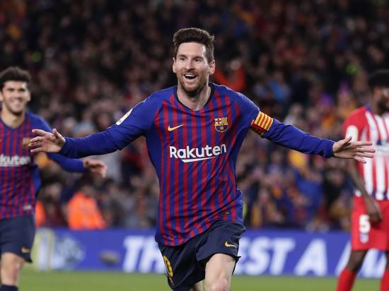Barcelona extend LaLiga lead with late win over 10-man Atletico Madrid