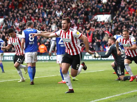 Blades on brink of promotion after win over Ipswich