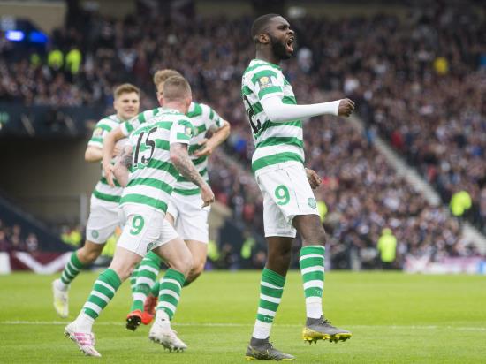 Edouard double secures triple treble for Celtic