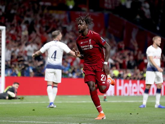 Liverpool land Champions League with win over Tottenham