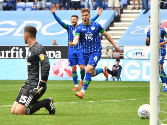 Evans strike sees Wigan edge entertaining clash with Cardiff