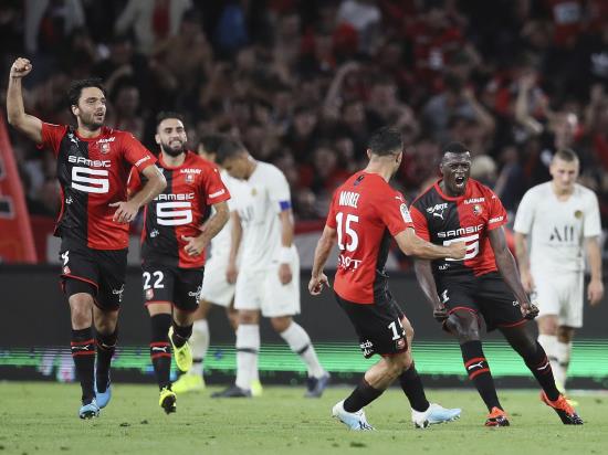 Ligue 1 champions PSG suffer early loss as Rennes maintain perfect start