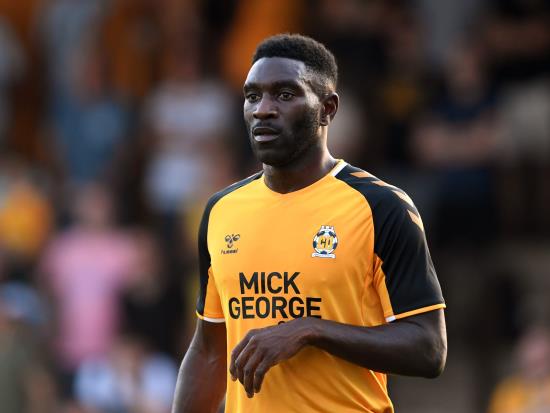Cambridge to be without Ibehre for Oldham clash