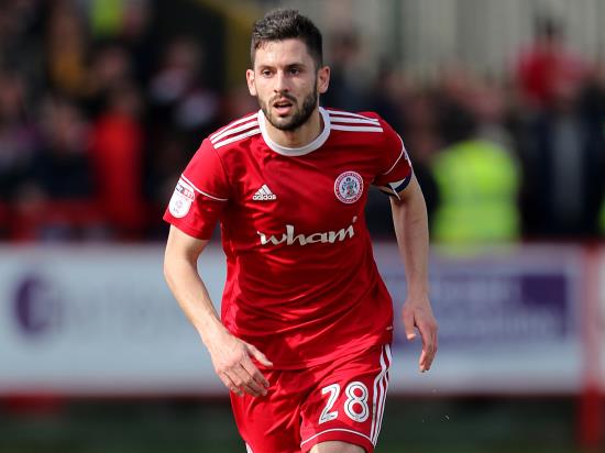 Skipper Conneely to miss out for Accrington