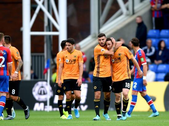 Jota strikes late to earn Wolves a point at Palace
