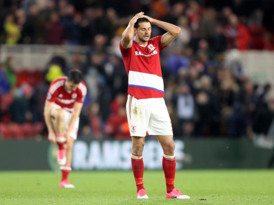 Coulson and Friend remain sidelined as Middlesbrough face Preston