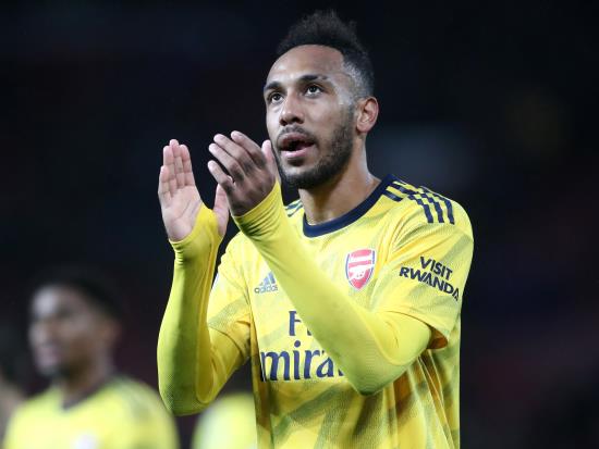 Aubameyang happy as Arsenal pick up a point at Manchester United