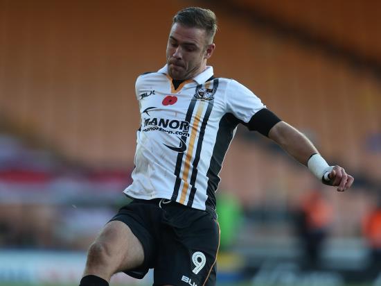 Pope ends drought with a brace as Port Vale break 10-man Morecambe’s resistance
