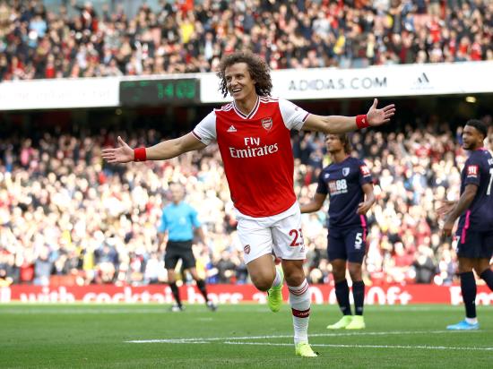 Luiz gives Arsenal victory over Bournemouth