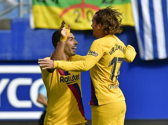Barcelona march on with victory over Eibar