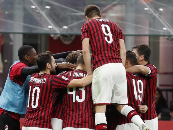 Suso nets the winner for AC Milan
