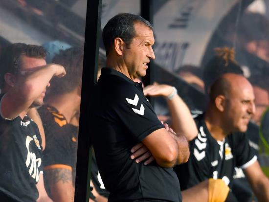 Colin Calderwood considers goalkeeping options ahead of cup clash with Exeter