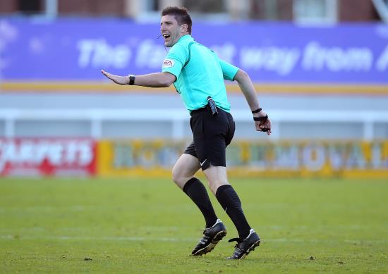 Two officials injured at Accrington as second half played with one assistant