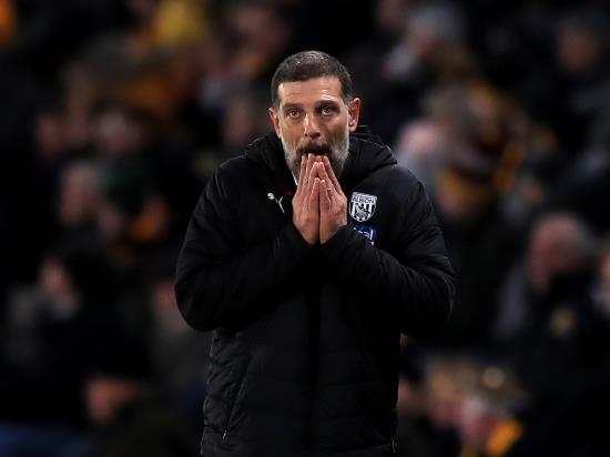 Slaven Bilic salutes his battling Baggies