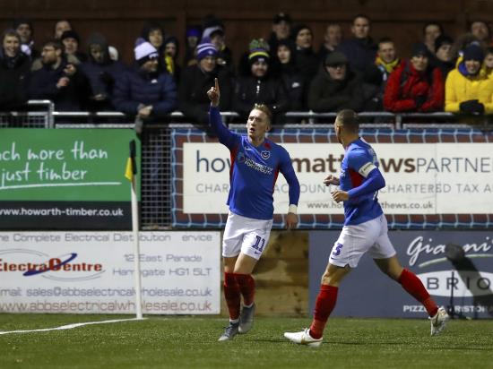 Pompey come from behind to turn the lights out on Harrogate