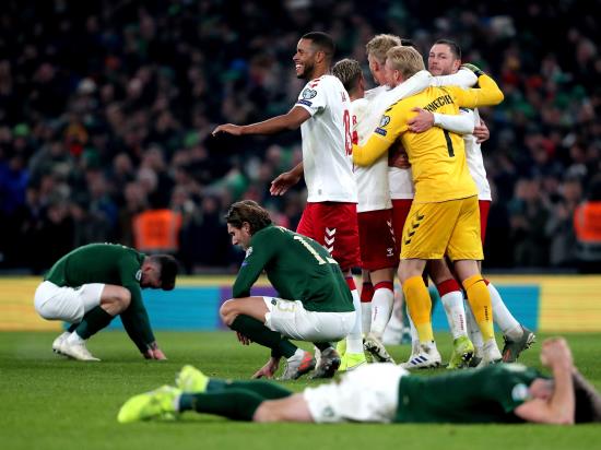 Republic of Ireland miss out on automatic Euro 2020 spot after draw with Denmark