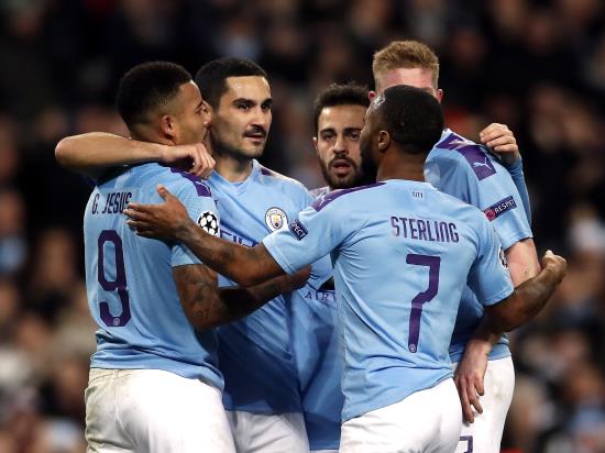 Manchester City held by Shakhtar Donetsk but qualify for knockout stage