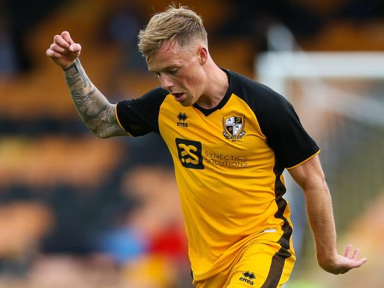 Tom Conlon suspended for Port Vale’s game against Cheltenham