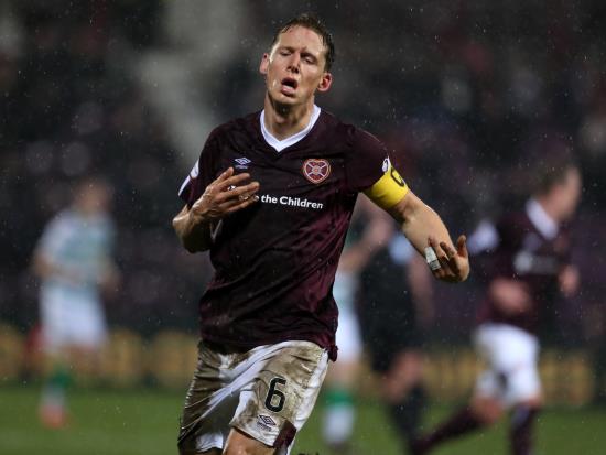 Berra back from suspension for Hearts’ derby with Hibernian