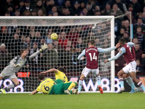 Hourihane earns Villa vital win and pushes Norwich closer to drop