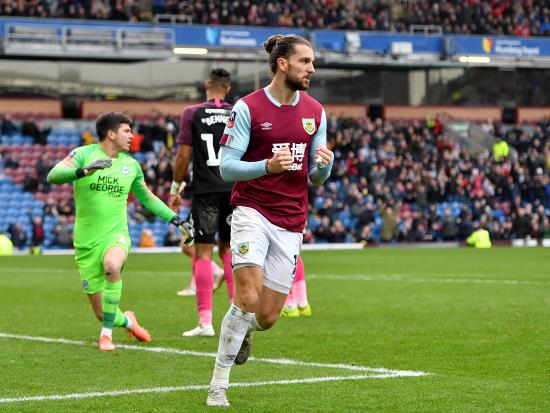 Jay Rodriguez at the double as Burnley ease past Peterborough