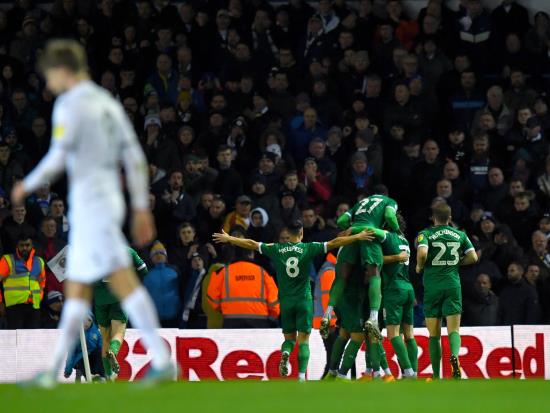 Leeds lose top spot after Sheffield Wednesday win at Elland Road