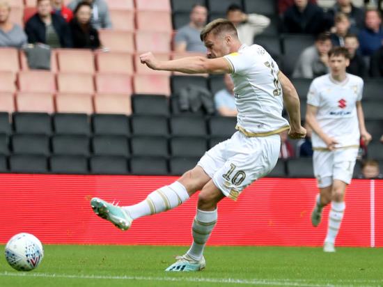 Healey holds his nerve to give MK Dons a welcome win