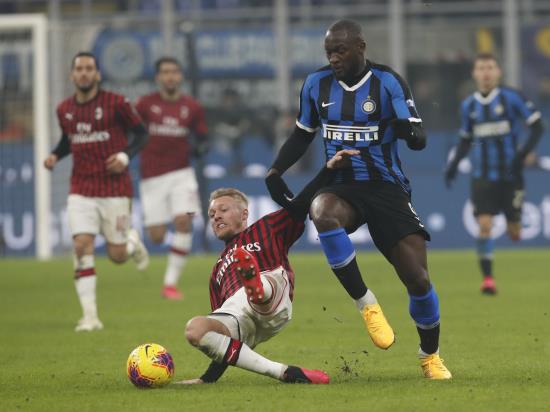 Lukaku on target as Inter win Milan derby to become Serie A leaders