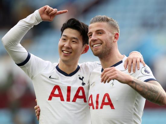 Son Heung-min hits last-gasp winner at Villa Park to move Spurs up to fifth
