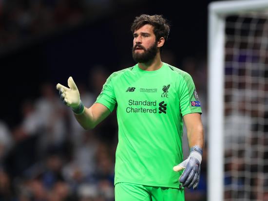 Liverpool vs Bournemouth - Alisson misses Liverpool's game with hip injury
