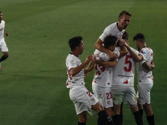 Sevilla claim derby win over Real Betis as LaLiga resumes