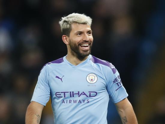 Sergio Aguero remains sidelined for Manchester City
