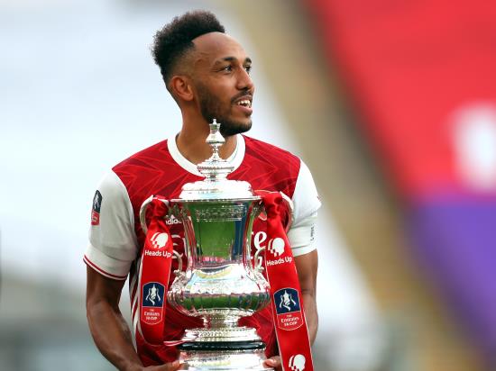 Pierre-Emerick Aubameyang double helps Arsenal lift FA Cup