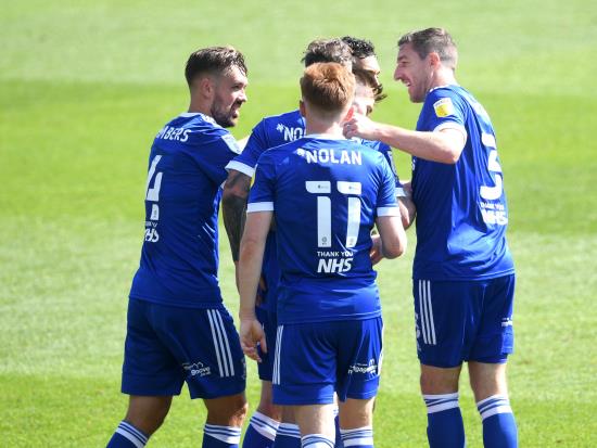 Teddy Bishop and Gwion Edwards score as Ipswich defeat Wigan