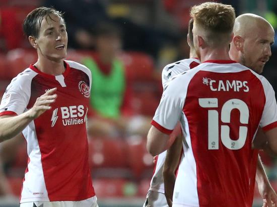 Fleetwood clinch battling victory over Port Vale to reach next round of cup