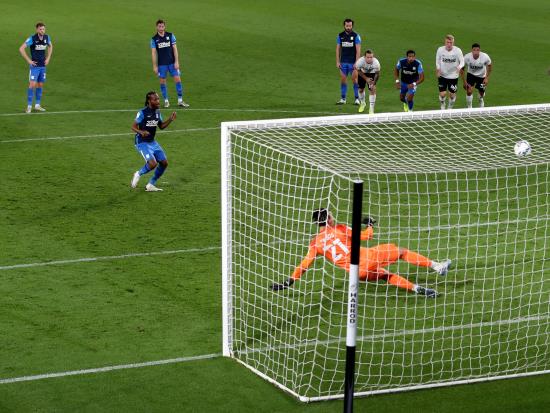 Daniel Johnson’s late penalty completes Preston’s comeback at Derby