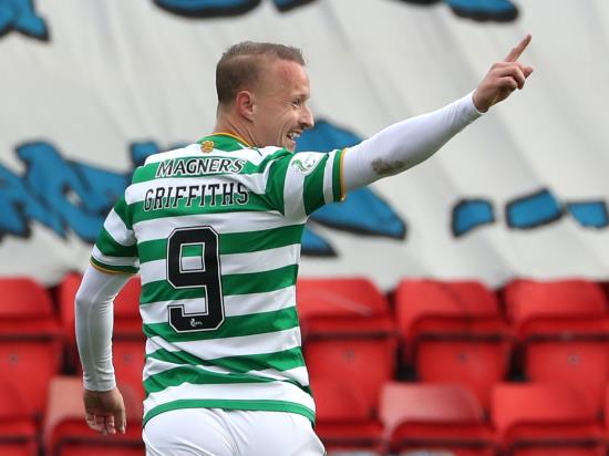 Neil Lennon hails Leigh Griffiths impact as Celtic claim last-gasp Saints win