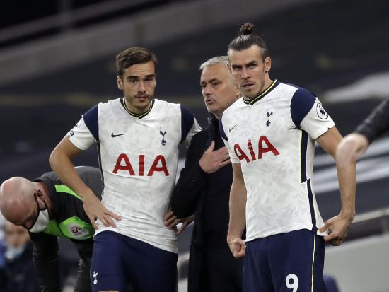 Jose Mourinho refuses to blame Gareth Bale introduction for Spurs’ late collapse