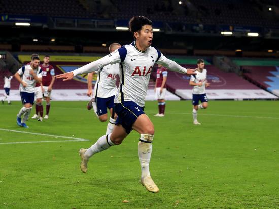 Son Heung-min and Harry Kane combine again as Tottenham battle past Burnley