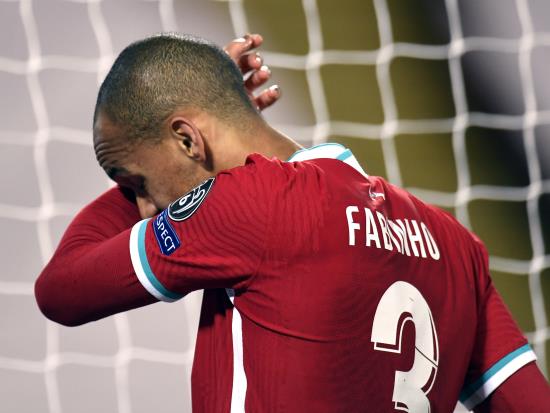 Liverpool without Fabinho for West Ham’s trip to Anfield