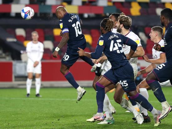 Andre Ayew has late strike ruled out as Swansea draw with Brentford