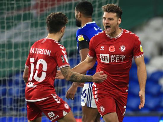Chris Martin fires Bristol City to derby win at Cardiff
