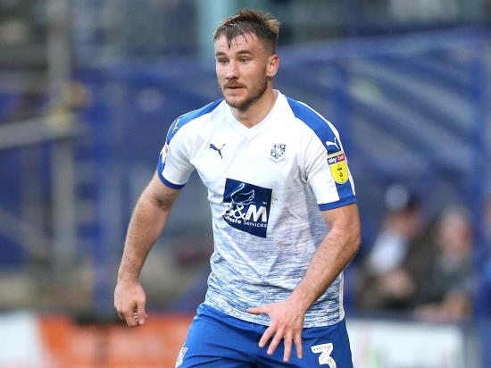 Tranmere’s Liam Ridehalgh to miss Grimsby clash